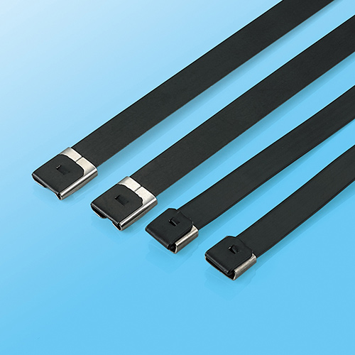  O Lock Type Plastic Coated Stainless Steel Cable Ties